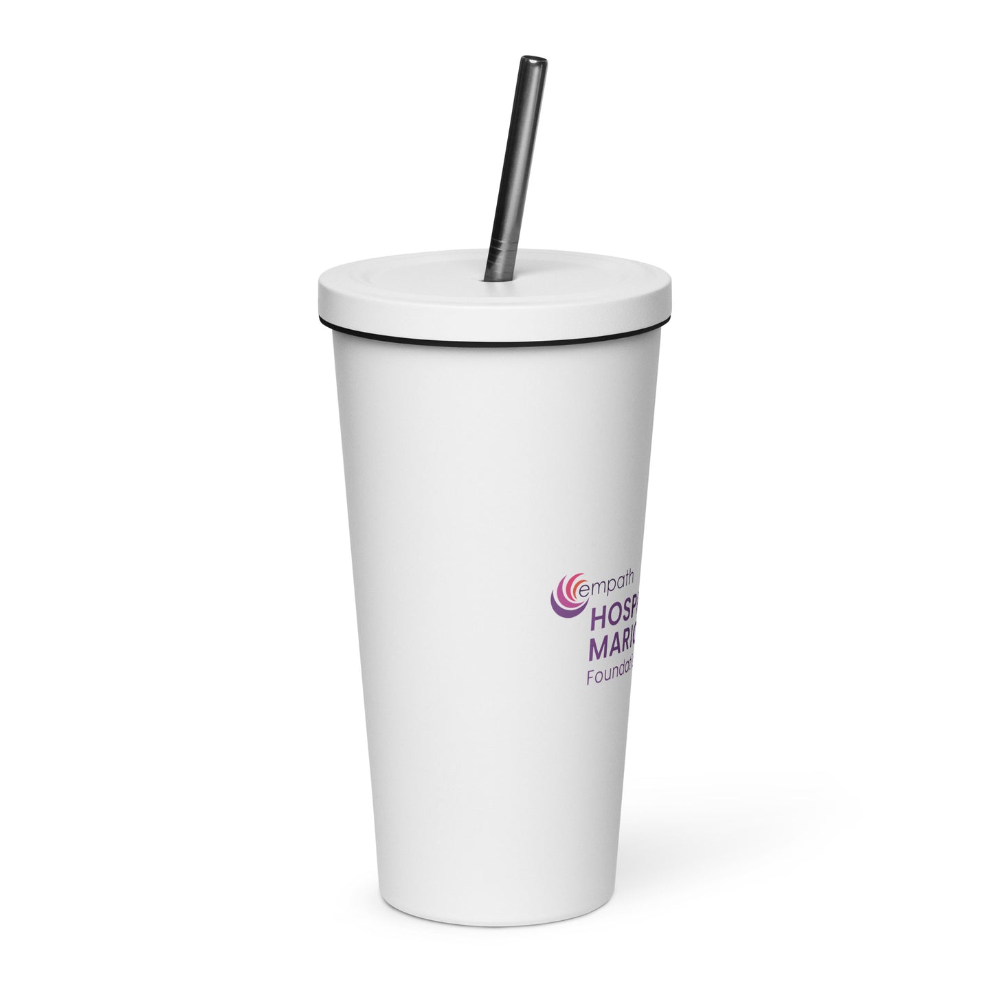 Insulated tumbler with a straw - HMC Foundation