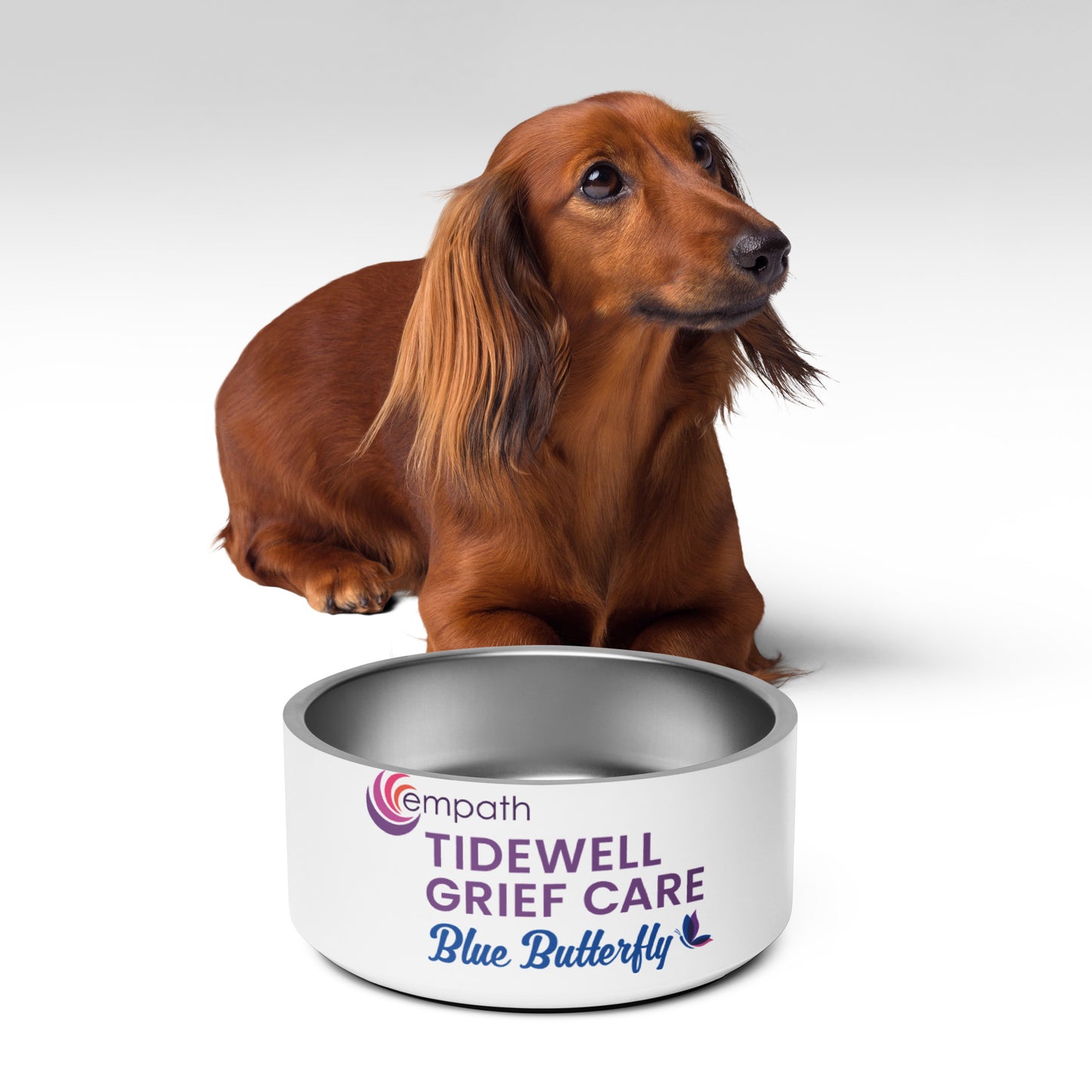 Pet bowl - Tidewell Blue Butterfly