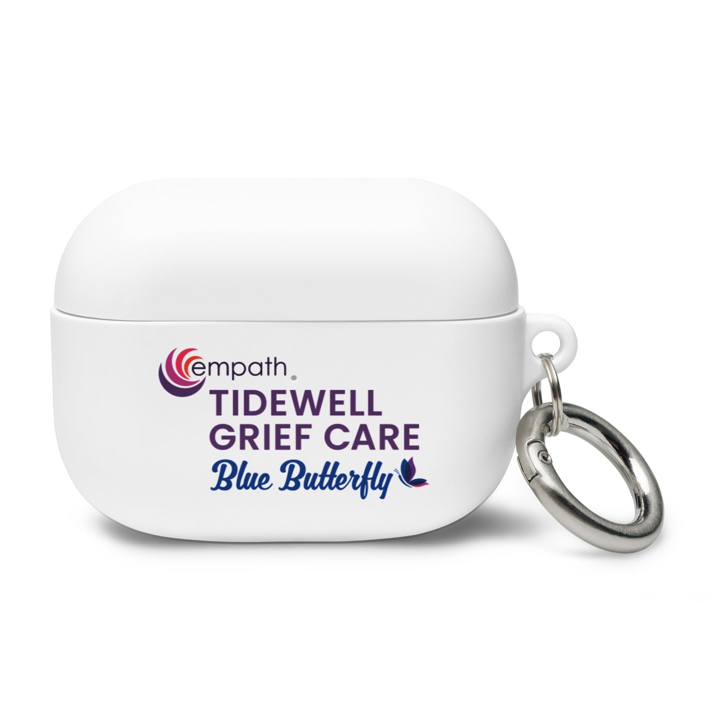 Rubber Case for AirPods® - Tidewell Blue Butterfly