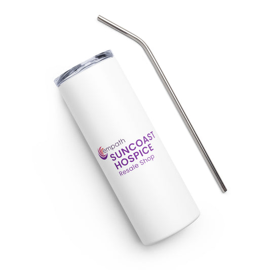 Stainless steel tumbler - Suncoast Hospice Resale Shop