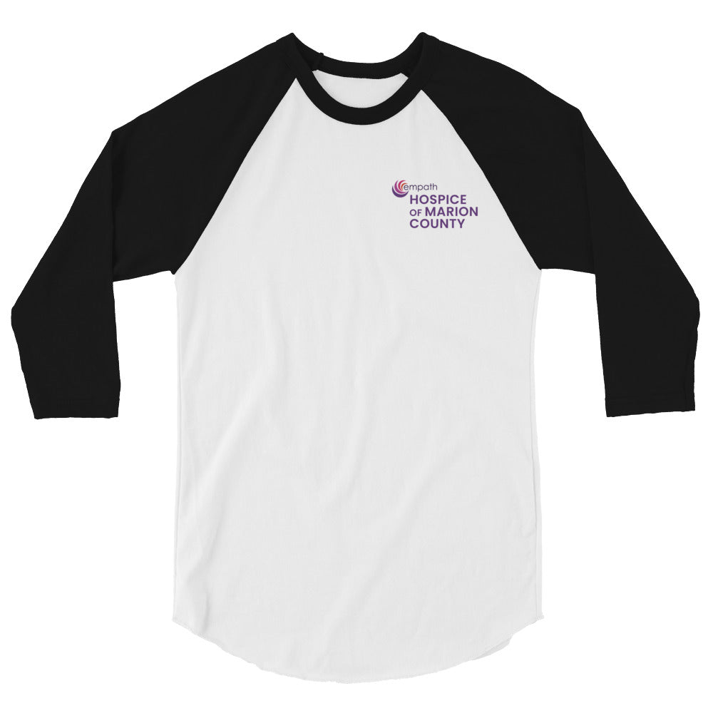 3/4 sleeve raglan shirt - Hospice of Marion County