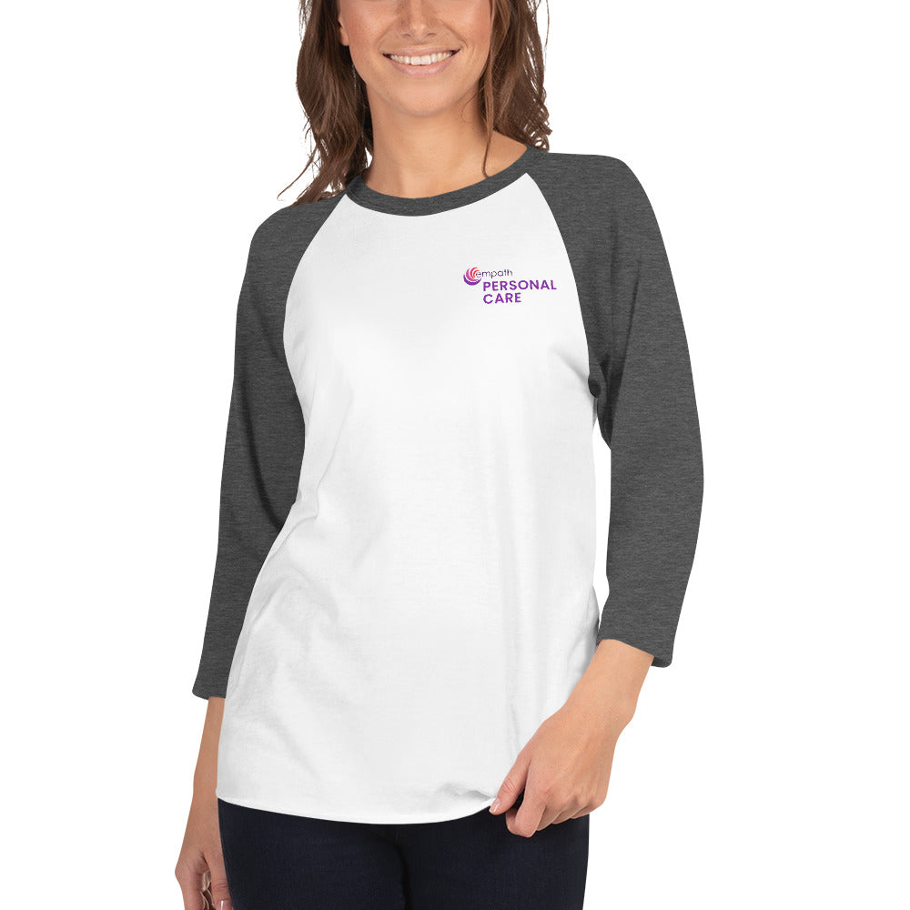 3/4 sleeve raglan shirt - Empath Personal Care