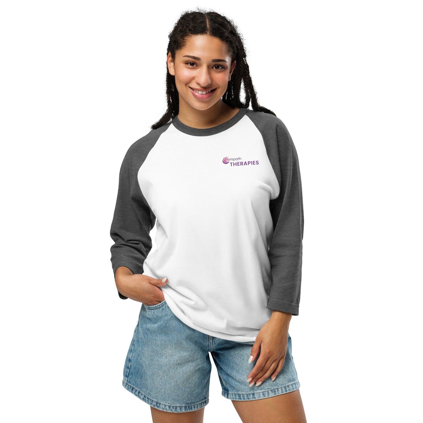 3/4 sleeve raglan shirt - Empath Therapies