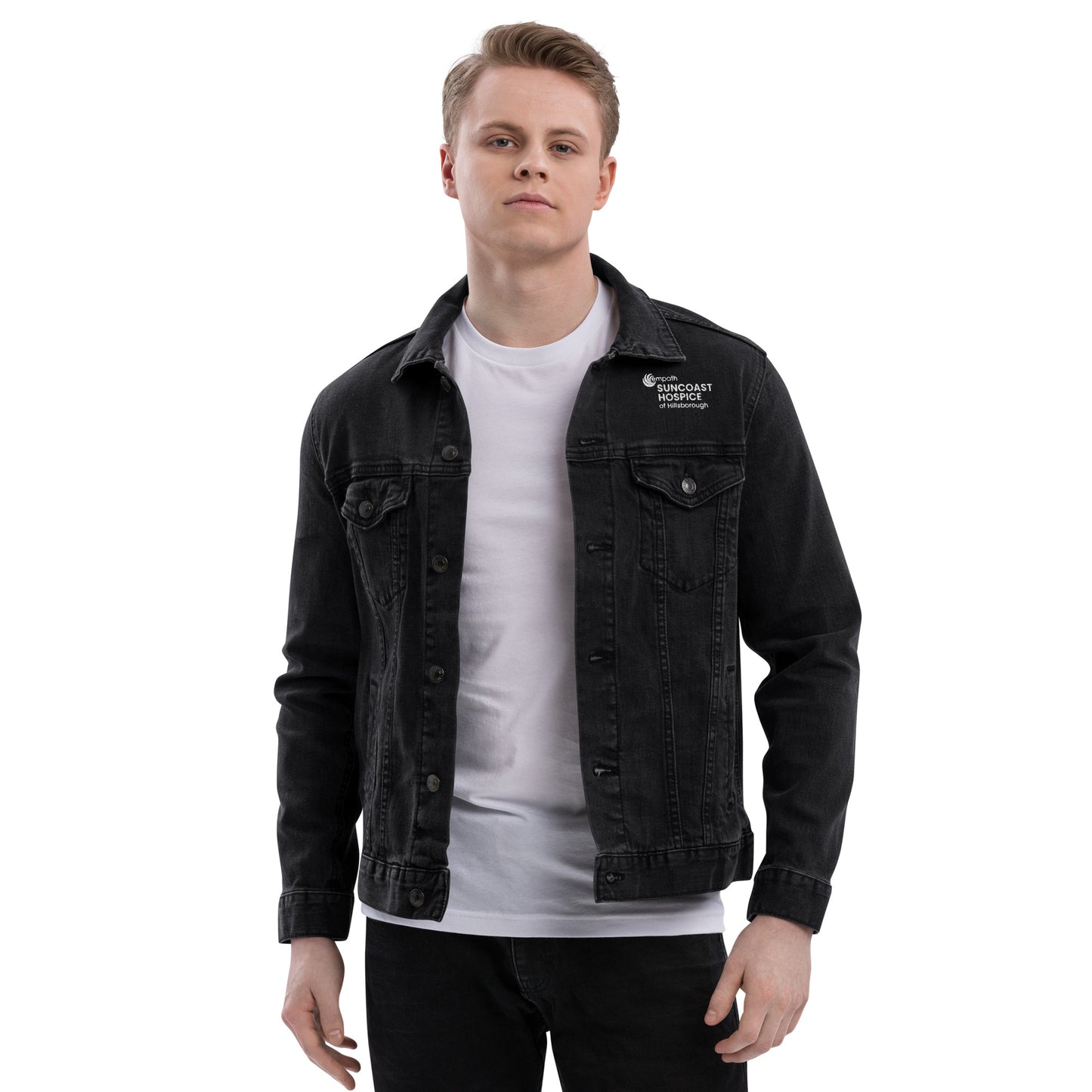 Unisex denim jacket - Suncoast Hospice of Hillsborough