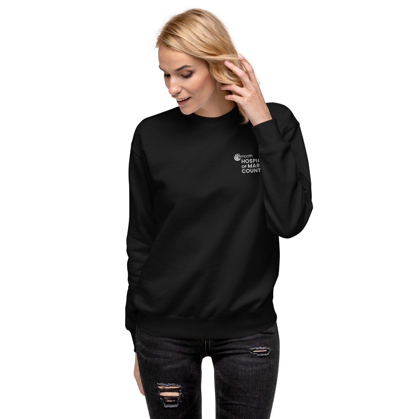 Unisex Premium Sweatshirt (fitted cut) - Hospice of Marion County