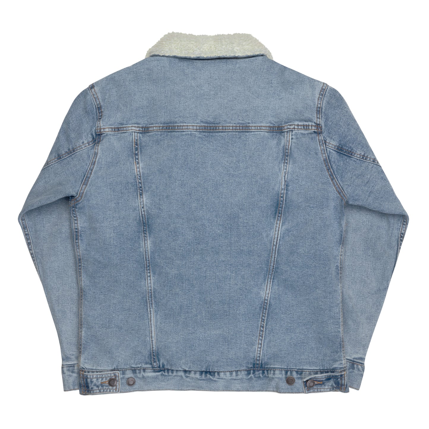 Unisex denim sherpa jacket - Empath Home Health