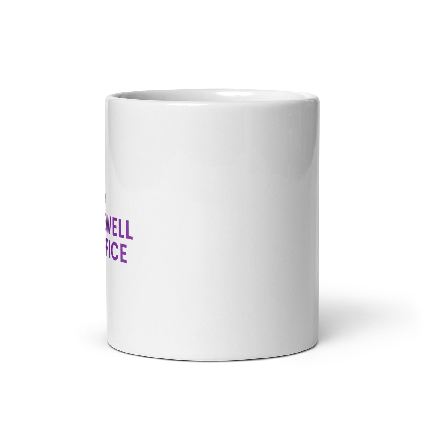 White glossy mug - Tidewell Hospice