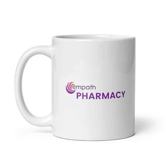 White glossy mug - Empath Pharmacy