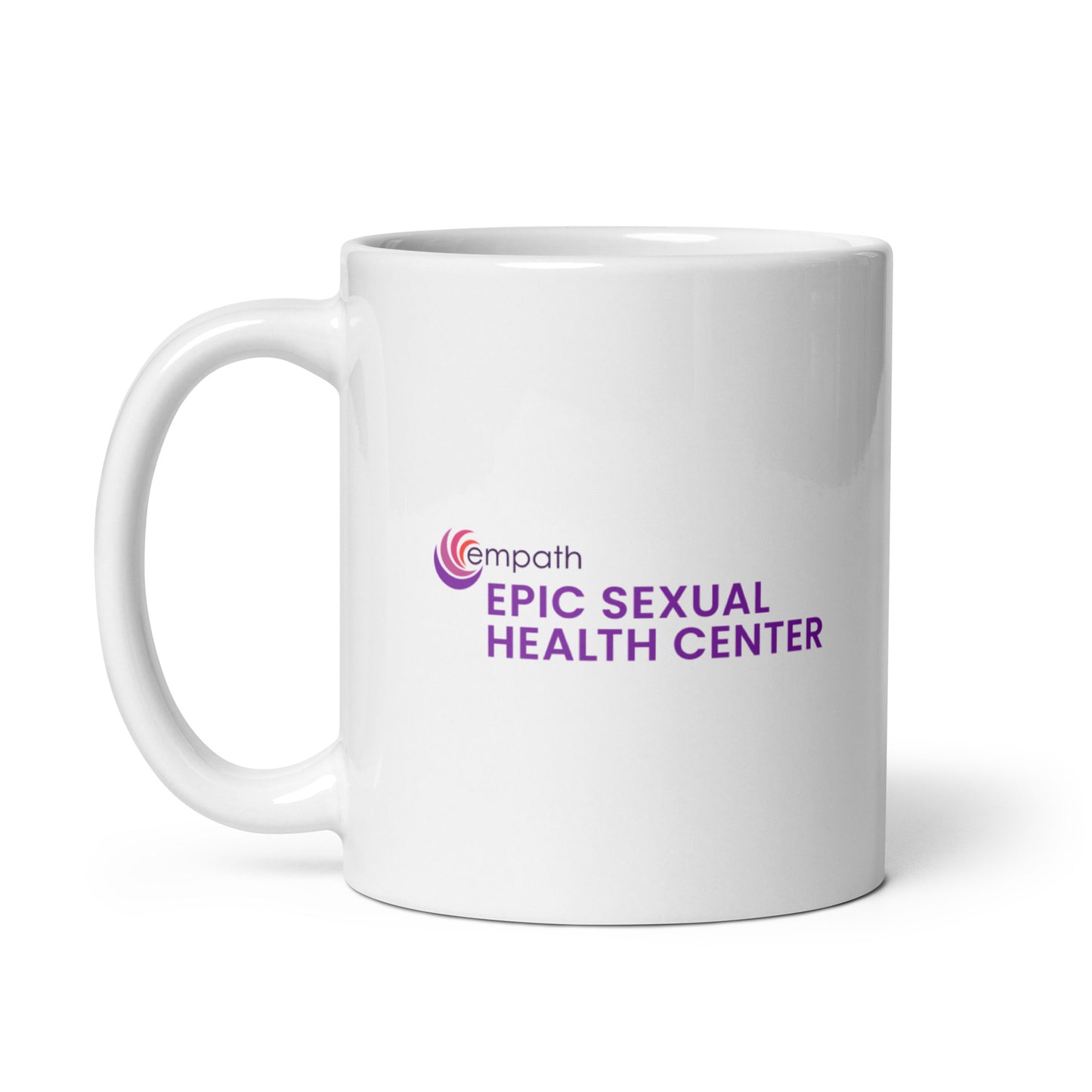 White glossy mug - EPIC Sexual Health Center